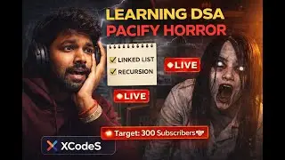 Learning DSA While Playing PACIFY 😱 | Horror + Coding LIVE | XCodeS | Target 300 Subs