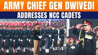 LIVE: Army Chief General Upendra Dwivedi Reviews Guard of Honour, Addresses NCC Cadets In Delhi