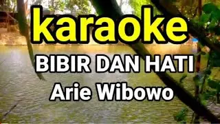 Bibir dan hati karaoke  Arie wibowo