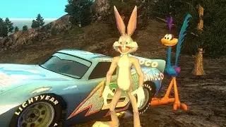 Spiderman Rayo McQueen Disney Cars 2 Pixar El Coyote y el Correcaminos Bugs Bunny Cami&oacute;n Monstro