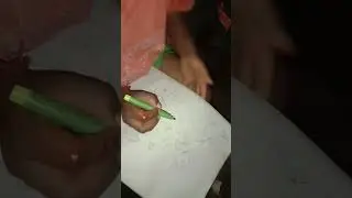 ABCD writing first time my son