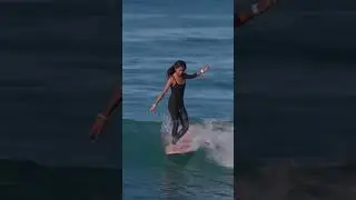 Beautiful surfing girl, smart and cute #fyp #foryou #foryoupage #surfing #beauty #surfer #surflife