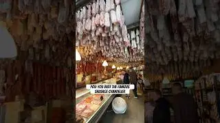 Всемирно известная люстра из колбас! #salumeria #italianfood #foodvlog