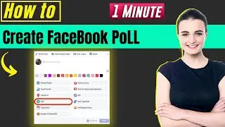 How to create poll on facebook | Make FB poll