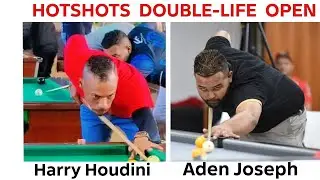 HARRY vs ADEN. HOTSHOTS 96-MAN DOUBLE LIFE COMP. LIFE 1 ROUND OF 16, RACE TO 9