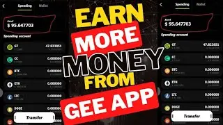 EARN MORE MONEY FROM GEE APP - BROWSE TO EARN FROM GEE APP - HOW TO EARN $3 DAILY ON GEE APP #crypto