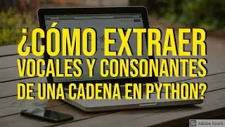 ¿Cómo extraer vocales y  consonantes de una cadena en Python? [Lang-SP]
