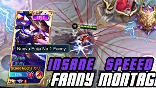 No rival⚡️(Special Montage road to 500 Subscribers!💫) Insane Speed Fanny Montage |MLBB.