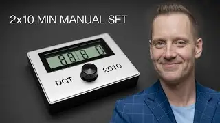 How to set 2x10 min. - manual set, chess clock DGT 2010 |Chess shop e4e5|