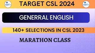 ENGLISH MARATHON CLASS 3 I APSSB CSL 2024