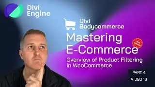 Mastering E-commerce with Divi BodyCommerce: Overview of Product Filters in WooCommerce - Video 13