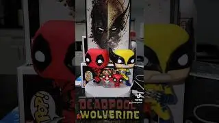 DEADPOOL & WOLVERINE FUNKO POPS & CUSTOM ART #marvel #funkopop #shorts #movie #new #deadpool #art