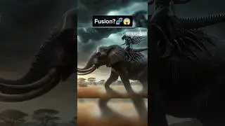 ELEPHANT🧬XENOMORPH #ai #fusion #viral #animals #fypシ #elephant #xenomorph #alien #animal #aiart