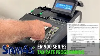 Sam4s ER-900 Series Tax Programming