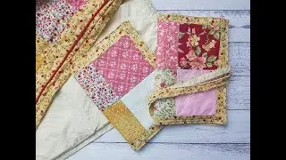 Creating a Journal Cover & Journal from a Thrifted Quilt Pt .1