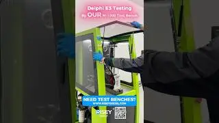Delphi E3 Testing - by our M-1000 Test Bench #dieselinjector #commonrail #testbench
