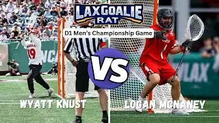 D1 National Championship Save Edit! Logan McNaney (Maryland) vs. Wyatt Knust (Cornell) - Goalie Edit