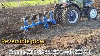 100HP Tractor with Cabin and Reversible Plow Field Work Demo
