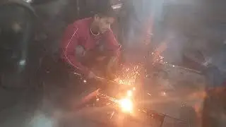 20mm ms plate gas cutting #welding #welder #gascutting #viralvideo 