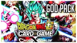 YO, GOD PACK!? BEST Dragon Ball Super Card Game - Series 3 Cross Worlds PACK OPENINGS! | Set 3