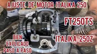 Ajuste de motor ITALIKA FT250TS