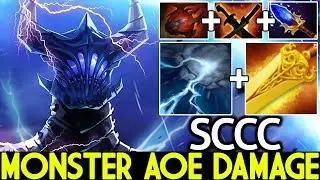 SCCC [Razor] Monster AOE Damage Burn WTF Build Meta 7.21 Dota 2
