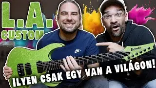Bodor Máté új LA Custom Shop Ibanez gitárja – Te is megnézheted élőben!