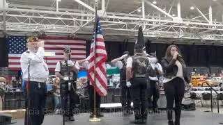 Piston Power Show, Rolling Thunder Ohio Ch 2, Post colors & Tricia Ramos sings National Anthem
