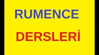 Rumence / Romence Ders 5 - Nötr Cins İsimlerde Çoğul Hal