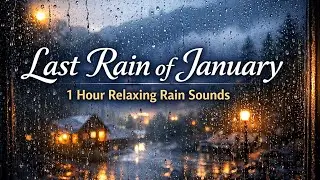 Last January Rain | 1 Hour Rain Sounds for Deep Sleep & Relaxation