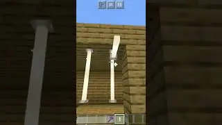 HOW TO MAKE A MOB DETECTOR DOOR IN MINECRAFT #shorts#minecraft