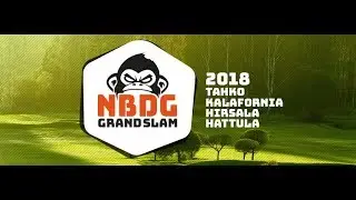 NBDG Grand Slam 2018  - Frisbeegolfia golfkentill&auml;