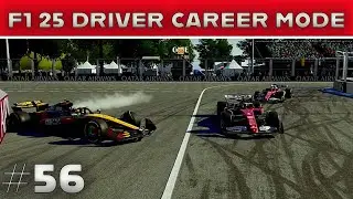 Costly mistake for Lando F1 25 driver career mode part 56 Baku