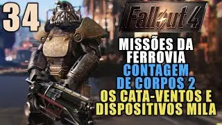 FALLOUT 4 (2024) #34- CONTAGEM DE CORPOS 2 E INSTALANDO OS DISPOSITIVOS MILA (GAMEPLAY/ PS5) #games
