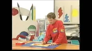 Art Attack - Series 9, Episode 4 (1997) Clip 87: Layered Watered-Down Picture