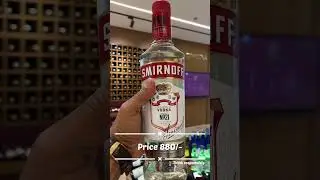 Smirnoff Vodka Only 880/- | #shorts