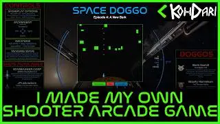 I Made My Own Asteroids Style Arcade Game - Space Doggo!