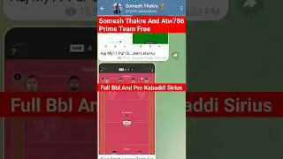 Somesh Thakre Prime Team Free | Somesh Thakre Dream11 @SomeshThakre