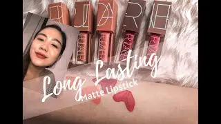 Affordable Long Lasting Matte Lipstick I PUDAIER Swatches