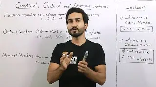 Cardinal, Ordinal and Nominal Numbers| 1st 2nd| in Urdu/Hindi| MathUse 