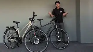 Bicicletele de trekking Cross Travel Man si Travel Lady