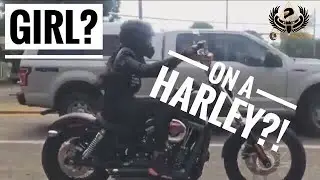 A girl and her bike!