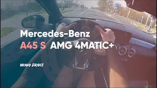 Online now! Watch & Subscribe @WendyDrives #shorts #mercedesA45S #povdrive #pov #womandriver