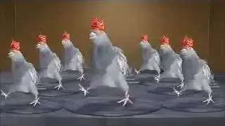 Chicken dance Christmas song in Dinka