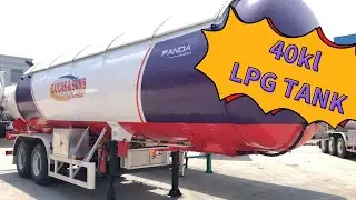 40kl LPG Gas Tanker Semi-trailer Tanks--What is a LPG Trailer?
