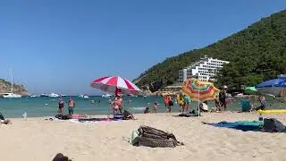 Cala llonga beach , Ibiza Spain 