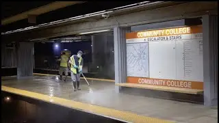 Orange Line 30-Day Diversion - Station Cleaning