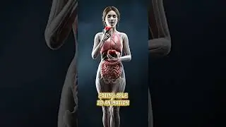 The Digestion of an Apple in the Female Body | Realistic 3D Anatomy Animation