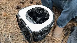 KPR Travel Potty! Retractable, Height-Adjustable Portable Toilet for Travel, Car, & Emergency Use