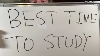 What Is The Best Time To Study?